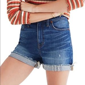 NWT Madewell Glen Oaks High Rise Short